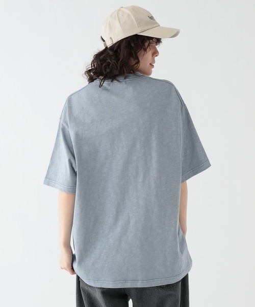 GEORGE'S(ジョージズ)の「<接触冷感・吸水速乾・UVカット・遮熱>ピグメント ファンクションTシャツ(Tシャツ/カットソー・メンズ・サックスブルー/ブラウン/スミクロ・LARGE/MEDIUM)」の20枚目の写真