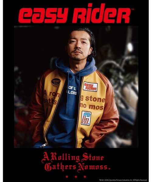GDC(ジーディーシー)の「【Easy Rider×Vanson×GDC】Team Jacket(ライダースジャケット・メンズ・ブラウン・LARGE/MEDIUM/X-LARGE)」の3枚目の写真