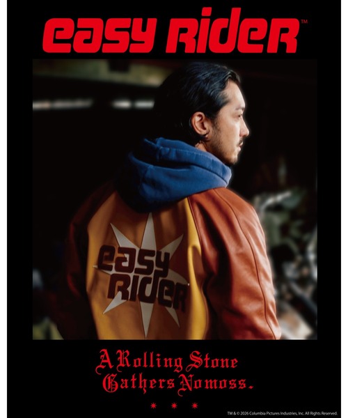 GDC(ジーディーシー)の「【Easy Rider×Vanson×GDC】Team Jacket(ライダースジャケット・メンズ・ブラウン・LARGE/MEDIUM/X-LARGE)」の4枚目の写真