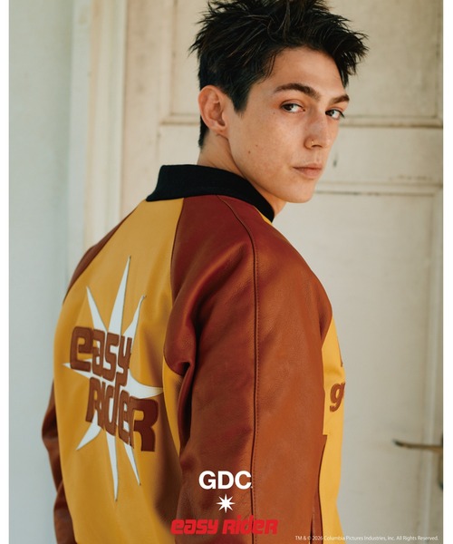 GDC(ジーディーシー)の「【Easy Rider×Vanson×GDC】Team Jacket(ライダースジャケット・メンズ・ブラウン・LARGE/MEDIUM/X-LARGE)」の13枚目の写真