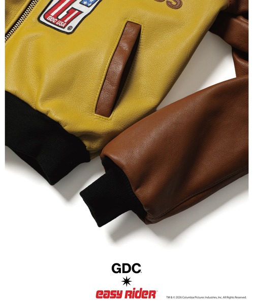 GDC(ジーディーシー)の「【Easy Rider×Vanson×GDC】Team Jacket(ライダースジャケット・メンズ・ブラウン・LARGE/MEDIUM/X-LARGE)」の18枚目の写真