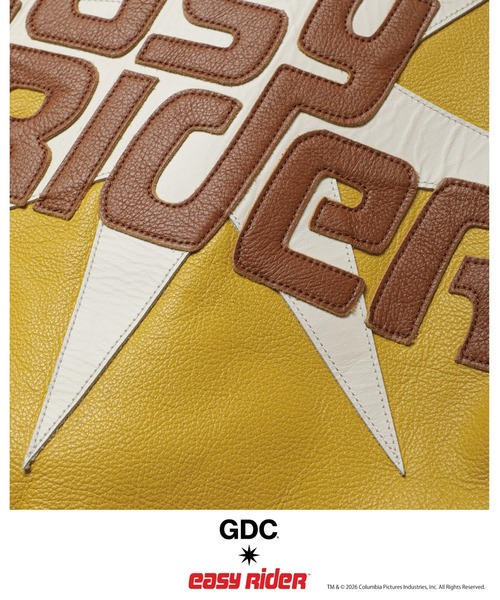 GDC(ジーディーシー)の「【Easy Rider×Vanson×GDC】Team Jacket(ライダースジャケット・メンズ・ブラウン・LARGE/MEDIUM/X-LARGE)」の22枚目の写真