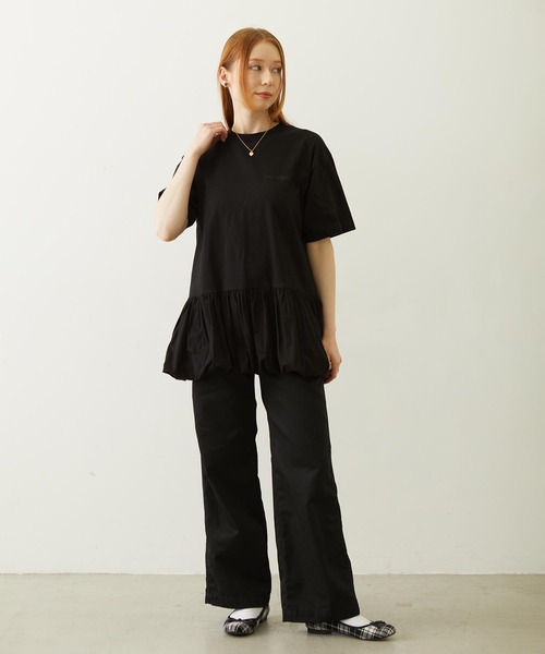 MILKFED.（ミルクフェド）の「BIG BACK POCKET WORK PANTS（その他パンツ・レディース・ブラウン/ベージュ/ブラック・M/S）」の10枚目の写真