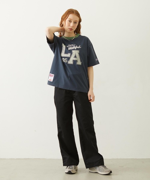 MILKFED.（ミルクフェド）の「BIG BACK POCKET WORK PANTS（その他パンツ・レディース・ブラウン/ベージュ/ブラック・M/S）」の12枚目の写真