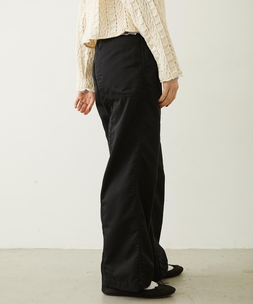 MILKFED.（ミルクフェド）の「BIG BACK POCKET WORK PANTS（その他パンツ・レディース・ブラウン/ベージュ/ブラック・M/S）」の6枚目の写真