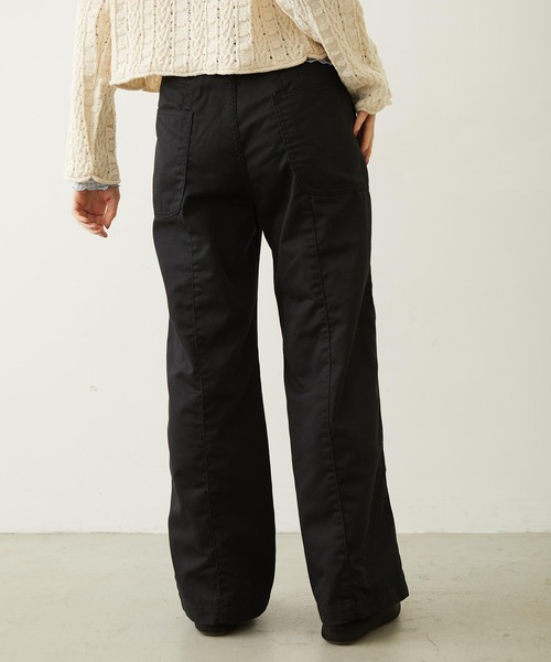 MILKFED.（ミルクフェド）の「BIG BACK POCKET WORK PANTS（その他パンツ・レディース・ブラウン/ベージュ/ブラック・M/S）」の7枚目の写真
