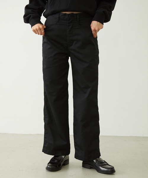 MILKFED.（ミルクフェド）の「BIG BACK POCKET WORK PANTS（その他パンツ・レディース・ブラウン/ベージュ/ブラック・M/S）」の17枚目の写真