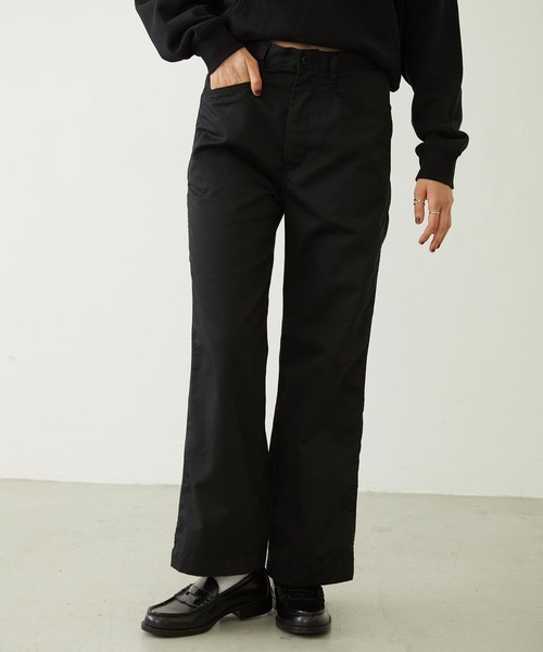 MILKFED.（ミルクフェド）の「BIG BACK POCKET WORK PANTS（その他パンツ・レディース・ブラウン/ベージュ/ブラック・M/S）」の19枚目の写真