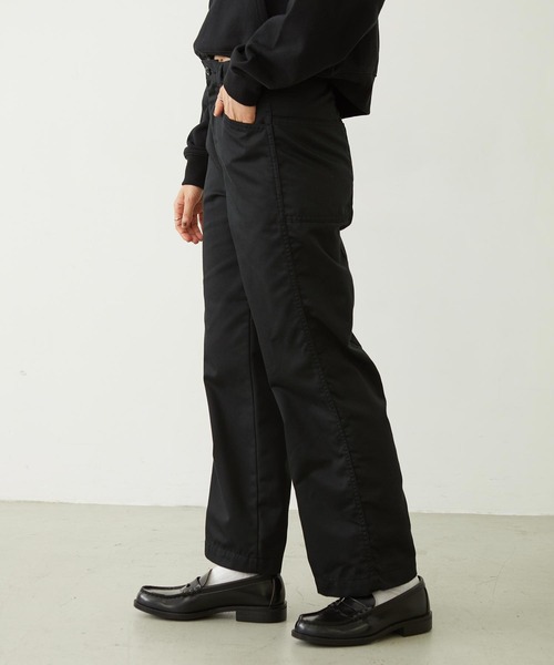 MILKFED.（ミルクフェド）の「BIG BACK POCKET WORK PANTS（その他パンツ・レディース・ブラウン/ベージュ/ブラック・M/S）」の20枚目の写真