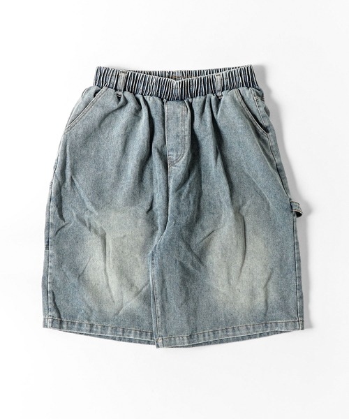 CALIFORNIA OUTFITTERS(カリフォルニア アウトフィッターズ)の「5C15 ワイドシルエット ペインターデニムハーフパンツ(デニムパンツ・メンズ・インディゴブルー/ライトブルー/ブルー・L/XL)」の7枚目の写真