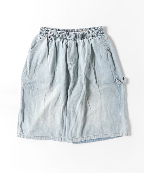 CALIFORNIA OUTFITTERS(カリフォルニア アウトフィッターズ)の「5C15 ワイドシルエット ペインターデニムハーフパンツ(デニムパンツ・メンズ・インディゴブルー/ライトブルー/ブルー・L/XL)」の8枚目の写真