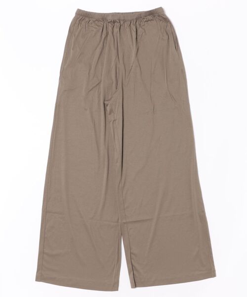LAULEN（ローレン）の「smooth cotton easy straight wide pants  /スムーズコットンイージーストレートワイドパンツ（その他パンツ・レディース・チャコールグレー/カーキ・FREE）」の17枚目の写真