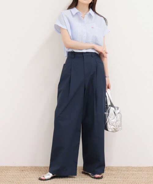 fredy emue（フレディエミュ）の「ライトチノタックパンツ（その他パンツ・レディース・ミント/ネイビー・38/36）」の22枚目の写真