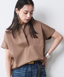 フレンチスリーブスキッパーシャツ<大きいサイズ有>シックスタイル