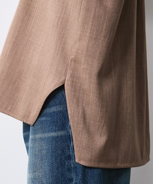 CHIC STYLE(シックスタイル)の「フレンチスリーブスキッパーシャツ<大きいサイズ有>シックスタイル(シャツ/ブラウス・レディース・ブラック/モカ・M/3L/LL/L/4L/5L)」の17枚目の写真