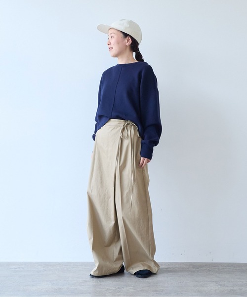 yuni(ユニ )の「Cotton smooth short 2way cardigan(カーディガン/ボレロ・レディース・グレー/ネイビー・FREE)」の8枚目の写真