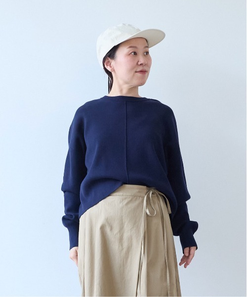 yuni(ユニ )の「Cotton smooth short 2way cardigan(カーディガン/ボレロ・レディース・グレー/ネイビー・FREE)」の10枚目の写真