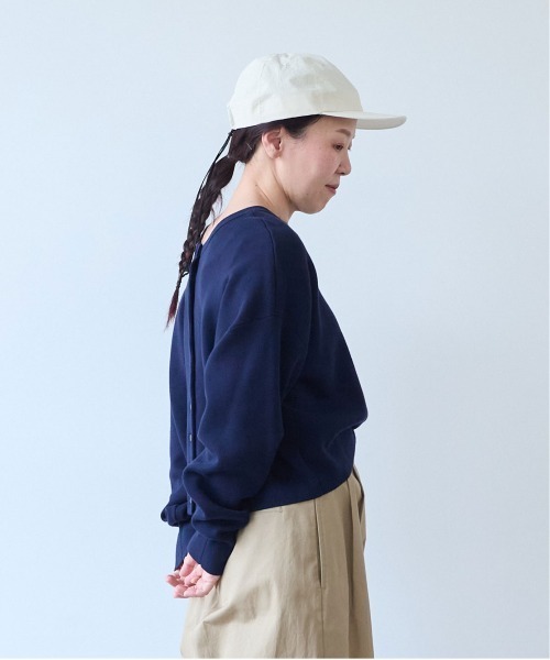 yuni(ユニ )の「Cotton smooth short 2way cardigan(カーディガン/ボレロ・レディース・グレー/ネイビー・FREE)」の11枚目の写真