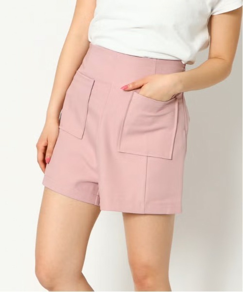 GORGE(ゴージ)の「パッチポケットショートパンツ(その他パンツ・レディース・ベージュ/ピンク・F)」の2枚目の写真