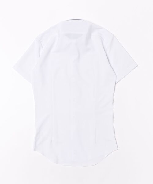 TOKYO SHIRTS（トウキョウシャツ）の「【吸水速乾】【COFREX】 形態安定ノンアイロン ボタンダウン 半袖ビジネスワイシャツ（ビジネスシャツ・メンズ・グレー・首回り37cm/首回り39cm/首回り41cm/首回り43cm/首回り42cm）」の7枚目の写真