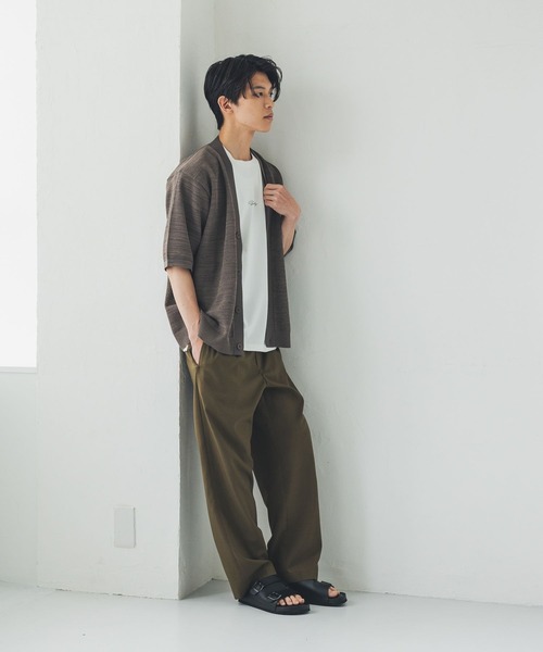 GLOBAL WORK(グローバルワーク)の「トクトク2SETメッシュカーデ/806929(カーディガン/ボレロ・メンズ・ブラウン系その他6/ネイビー/スカイブルー/グレー・SMALL/MEDIUM/X-LARGE/LARGE)」の9枚目の写真