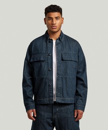 G-STAR（ジースター）の「Boxy Clean Neo Raw Overshirt/ボックスシルエットデニムシャツジャケット（シャツ/ブラウス）」