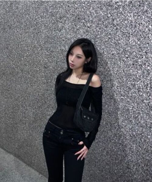 OPUS 0012（オーパス0012）の「Op. 10 TINY KLEPTO DENIM BAG BLACK（ショルダーバッグ・レディース・その他・FREE）」の2枚目の写真