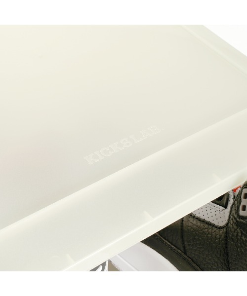 KICKS LAB.（キックスラボ）の「KICKS LAB. SHOE STORAGE BOX 1 BOX / キックスラボ シューストレージ ボックス 1BOX / KL-SSB-LTD-01-1（シューズ小物/雑貨・メンズ・グレー・FREE）」の4枚目の写真