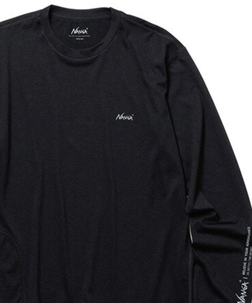 NANGA(ナンガ)の「NANGA AirFlex L/S RASH GUARD(Tシャツ/カットソー・メンズ・グレー/ブラック・L/M/XL)」の1枚目の写真