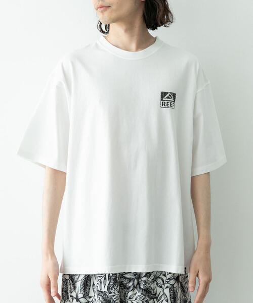 REEF(リーフ)の「REEF BOX LOGO SHORT-SLEEVE T-SHIRTS(Tシャツ/カットソー・メンズ・ホワイト/ブラック・MEDIUM/LARGE)」の11枚目の写真