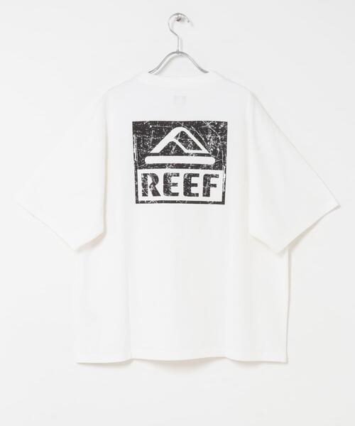 REEF(リーフ)の「REEF BOX LOGO SHORT-SLEEVE T-SHIRTS(Tシャツ/カットソー・メンズ・ホワイト/ブラック・MEDIUM/LARGE)」の6枚目の写真