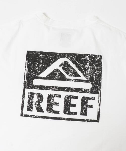 REEF(リーフ)の「REEF BOX LOGO SHORT-SLEEVE T-SHIRTS(Tシャツ/カットソー・メンズ・ホワイト/ブラック・MEDIUM/LARGE)」の7枚目の写真
