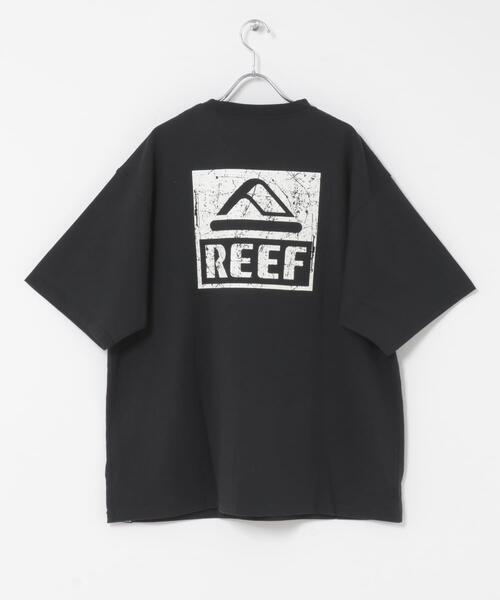 REEF(リーフ)の「REEF BOX LOGO SHORT-SLEEVE T-SHIRTS(Tシャツ/カットソー・メンズ・ホワイト/ブラック・MEDIUM/LARGE)」の9枚目の写真
