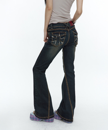 Bold Stich BootCut Denim Blue