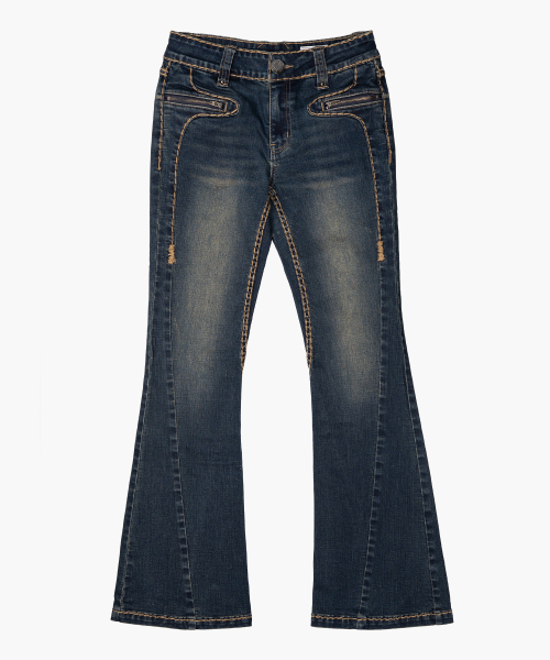 ROUGHNECK(ラフネック)の「Bold Stich BootCut Denim Blue(デニムパンツ・レディース・その他・MEDIUM/SMALL)」の14枚目の写真