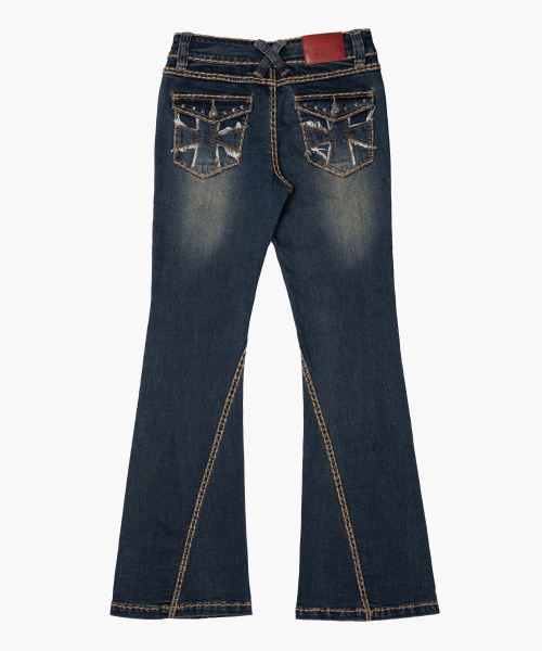 ROUGHNECK(ラフネック)の「Bold Stich BootCut Denim Blue(デニムパンツ・レディース・その他・MEDIUM/SMALL)」の15枚目の写真
