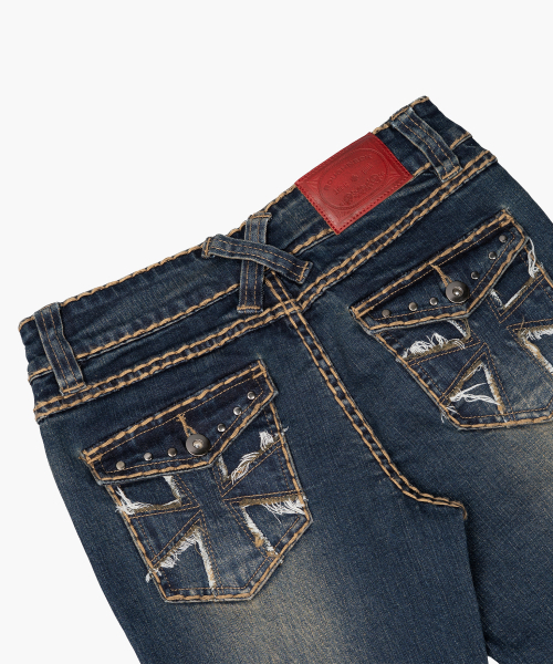 ROUGHNECK(ラフネック)の「Bold Stich BootCut Denim Blue(デニムパンツ・レディース・その他・MEDIUM/SMALL)」の17枚目の写真