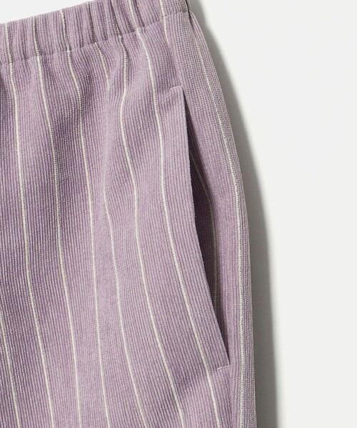 BEAUTY&YOUTH UNITED ARROWS(ビューティーアンドユースユナイテッドアローズ)の「ポリエステルブレンド ストライプ イージーパンツ(その他パンツ・レディース・ライラック/ダークグレー・M/S)」の15枚目の写真