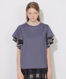 ラッフルスリーブ」に該当するレディースのTシャツ/カットソー