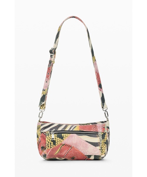 Desigual（デシグアル）の「【2026秋冬新作】ミックスパターン ミニショルダーバッグ（ショルダーバッグ・レディース・マルチ・FREE）」の3枚目の写真