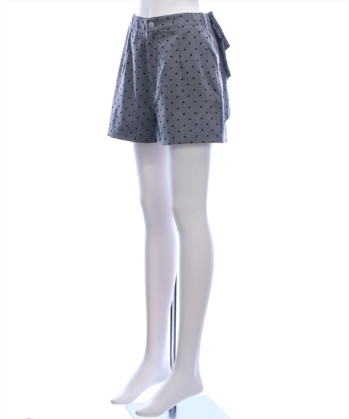 clear（クリア）の「バックリボンハートドットショートパンツ［骨格ウェーブ／フェミニン／華やか／ガーリー］（その他パンツ・レディース・グレー/ブラック・S/M）」の20枚目の写真