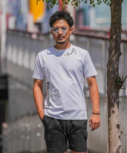 adamsJUGGLER(アダムスジャグラー)の「RTEGルミエールティー(Tシャツ/カットソー・メンズ・ブラック/ホワイト・L/XL/XXL/S/M)」の3枚目の写真