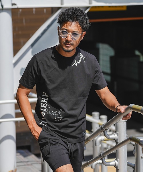 adamsJUGGLER(アダムスジャグラー)の「RTEGルミエールティー(Tシャツ/カットソー・メンズ・ブラック/ホワイト・L/XL/XXL/S/M)」の11枚目の写真