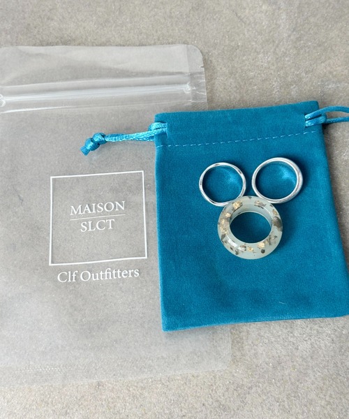 MAISON SELECT(メゾンセレクト)の「6E5 ボリュームミックス デザインリングセット(リング・レディース・シルバー/ゴールド・ONESIZE)」の9枚目の写真