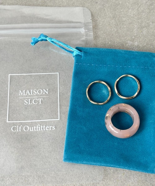 MAISON SELECT(メゾンセレクト)の「6E5 ボリュームミックス デザインリングセット(リング・レディース・シルバー/ゴールド・ONESIZE)」の10枚目の写真