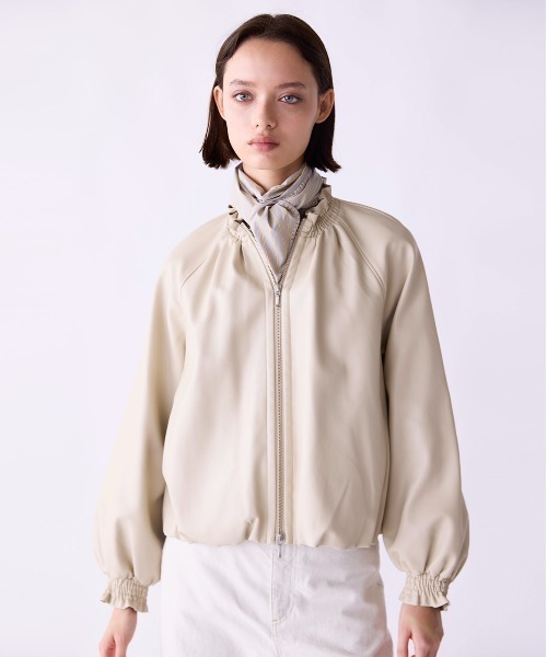 Marilyn Moon(マリリンムーン)の「stripe embroidery tie blouse(シャツ/ブラウス・レディース・ブルー/ダークグレー/ライトグレー・FREE)」の17枚目の写真