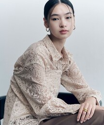 <SEASONAL COLLECTION>IPEKER オパール スカーフ シャツ