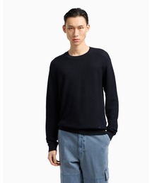 EMPORIO ARMANI | 【エンポリオ アルマーニ】セーター バージンウール エンボスジャカードパターン(ニット/セーター)