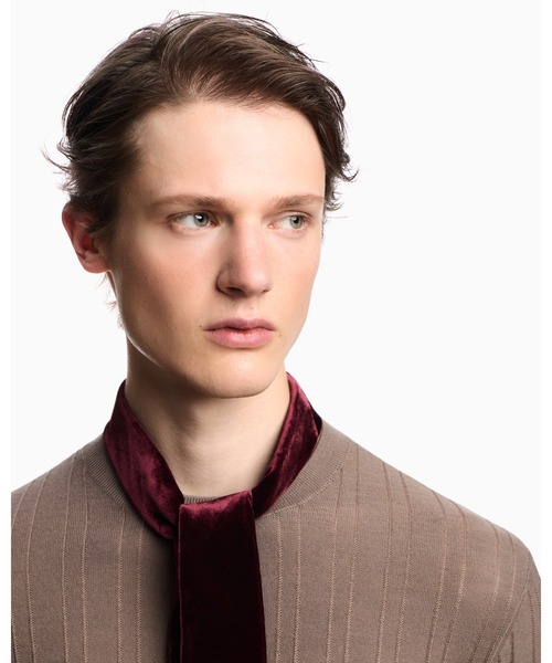 EMPORIO ARMANI(エンポリオアルマーニ)の「【エンポリオ アルマーニ】セーター バージンウール エンボスジャカードパターン(ニット/セーター・メンズ・ブラック系1/ブラウン系/ネイビー系・LARGE/MEDIUM/SMALL/X-LARGE/X-SMALL)」の10枚目の写真