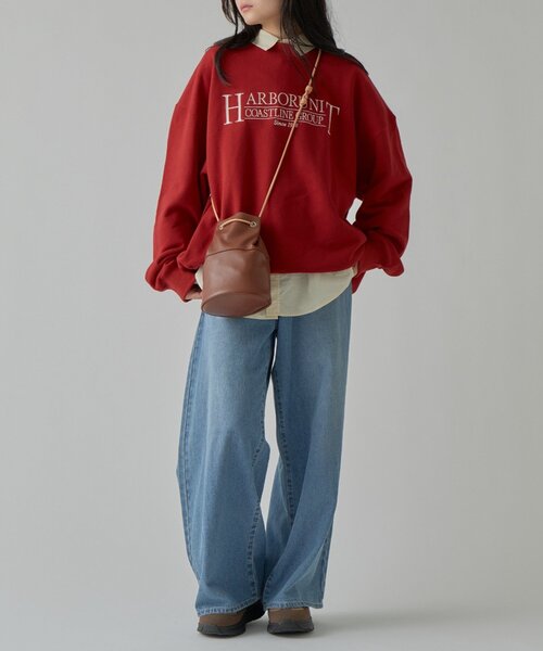 COLONY 2139（コロニートゥーワンスリーナイン）の「【UNISEX】レザーライクドローストリングバッグ（トートバッグ・メンズ・ブラウン/ベージュ/ブラック・FREE）」の14枚目の写真